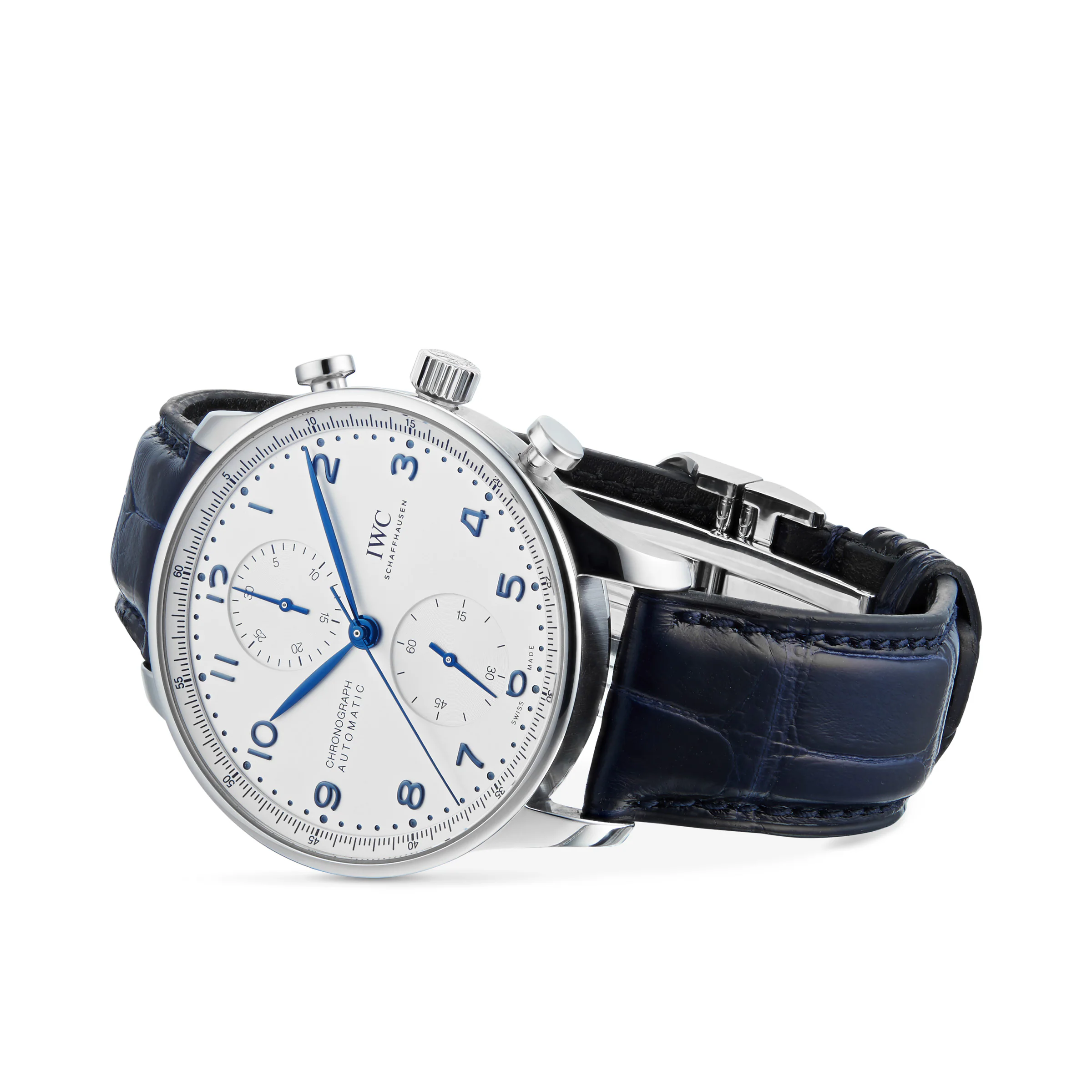 IWC 포르투기저 크로노그래프 IW371605 측면·러그 디테일